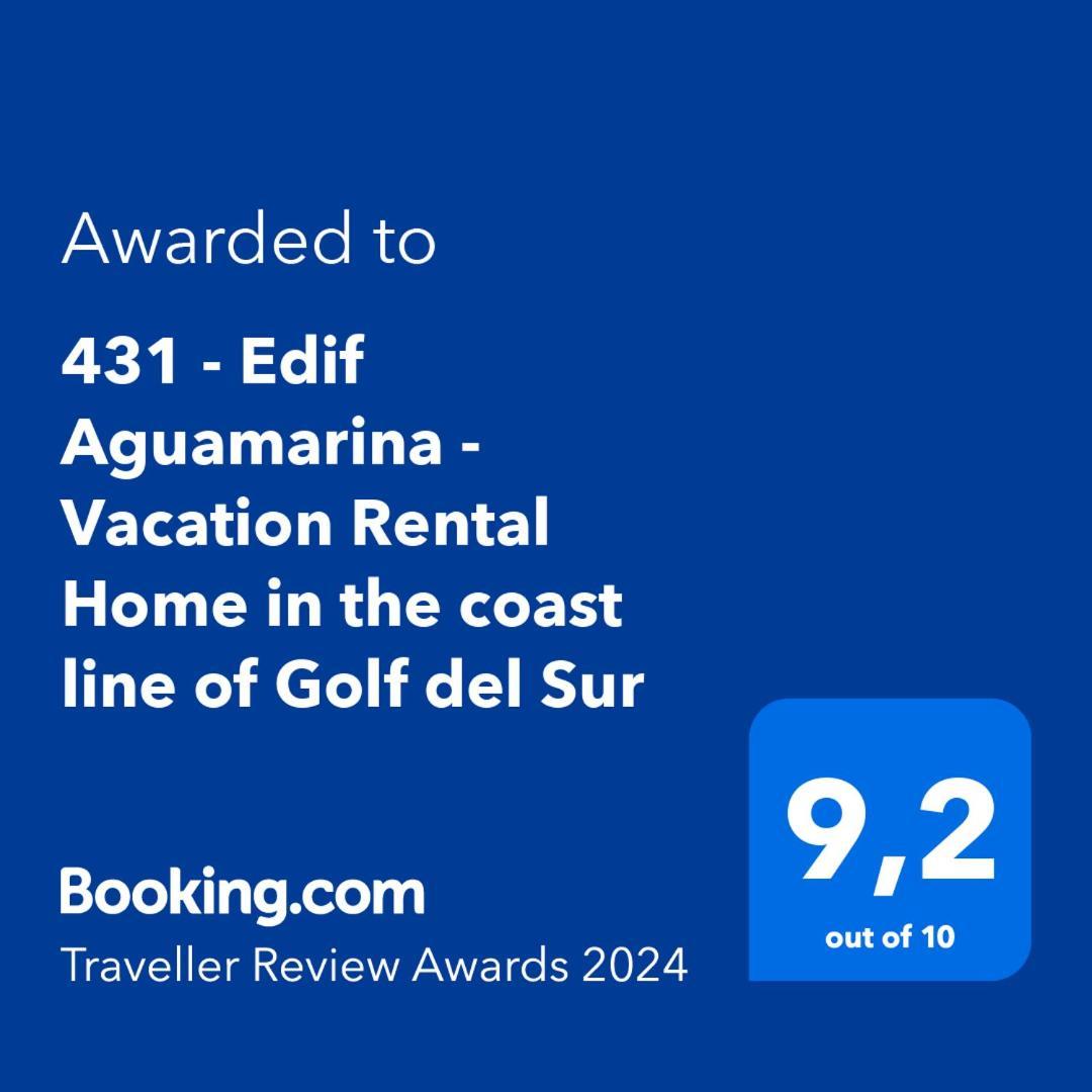 431 - Edif Aguamarina - Vacation Rental Home In The Coast Line Of Golf Del Sur San Miguel de Abona Eksteriør bilde